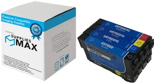 SuppliesMAX Remanufactured Replacement for WorkForce Pro EC-4020/EC-4030/EC-4040/WF-4720/WF-4730/WF-4734/WF-4740 High Yield Inkjet Combo Pack (BK/C/M/Y) (NO. 802XL) (T802XL-BCS) SuppliesMAX Remanufactured Replacement for WorkForce Pro EC-4020/EC-4030/EC-4040/WF-4720/WF-4730/WF-4734/WF-4740 High Yield Inkjet Combo Pack (BK/C/M/Y) (NO. 802XL) (T802XL-BCS)