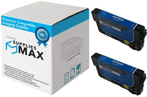 SuppliesMAX Remanufactured Replacement for WorkForce Pro EC-4020/EC-4030/EC-4040/WF-4720/WF-4730/WF-4734/WF-4740 Black High Yield Inkjet (2/PK-2600 Page Yield) (NO. 802XL) (T802XL120-S-D2) SuppliesMAX Remanufactured Replacement for WorkForce Pro EC-4020/EC-4030/EC-4040/WF-4720/WF-4730/WF-4734/WF-4740 Black High Yield Inkjet (2/PK-2600 Page Yield) (NO. 802XL) (T802XL120-S-D2)
