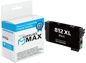 SuppliesMAX Remanufactured Replacement for WorkForce EC-C7000/WorkForce Pro WF-7310 /Pro WF-7820/Pro WF-7840 Black High Yield Inkjet (1100 Page Yield) (NO. 812XL) (T812XL120-S) SuppliesMAX Remanufactured Replacement for WorkForce EC-C7000/WorkForce Pro WF-7310 /Pro WF-7820/Pro WF-7840 Black High Yield Inkjet (1100 Page Yield) (NO. 812XL) (T812XL120-S)