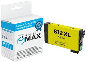 SuppliesMAX Remanufactured Replacement for WorkForce EC-C7000/WorkForce Pro WF-7310 /Pro WF-7820/Pro WF-7840 Yellow High Yield Inkjet (1100 Page Yield) (NO. 812XL) (T812XL420-S) SuppliesMAX Remanufactured Replacement for WorkForce EC-C7000/WorkForce Pro WF-7310 /Pro WF-7820/Pro WF-7840 Yellow High Yield Inkjet (1100 Page Yield) (NO. 812XL) (T812XL420-S)