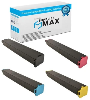 SuppliesMAX Compatible Replacement for Sharp MX-2651/MX-3051/MX-3071S/MX-3551/MX-3571S/MX-4071S/MX-5071S/MX-6051/MX-6071S Series Toner Cartridge Combo Pack (BK/C/M/Y) (MX-61NTMP) SuppliesMAX Compatible Replacement for Sharp MX-2651/MX-3051/MX-3071S/MX-3551/MX-3571S/MX-4071S/MX-5071S/MX-6051/MX-6071S Series Toner Cartridge Combo Pack (BK/C/M/Y) (MX-61NTMP)
