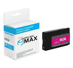 SuppliesMAX Remanufactured Replacement for HP OfficeJet Pro 7720/7730/7740/8200/8700/8715/8720/8725/8730/8740/8745 Magenta High Yield Inkjet (1600 Page Yield) (NO. 952XL) (L0S64AN) SuppliesMAX Remanufactured Replacement for HP OfficeJet Pro 7720/7730/7740/8200/8700/8715/8720/8725/8730/8740/8745 Magenta High Yield Inkjet (1600 Page Yield) (NO. 952XL) (L0S64AN)