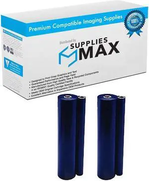 SuppliesMAX Compatible Replacement for CIGDPC202RF Fax Imaging Film (2/PK-900 Page Yield) - Replacement to Brother PC-202RF / PC202RF
