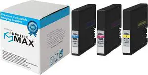 SuppliesMAX Compatible Replacement for Canon MAXIFY iB-4020/IB-4120/MB-5020/MB-5120/MB-5320/MB-5420 High Yield Inkjet Combo Pack (C/M/Y) (PGI-2200XL) (9304B005) SuppliesMAX Compatible Replacement for Canon MAXIFY iB-4020/IB-4120/MB-5020/MB-5120/MB-5320/MB-5420 High Yield Inkjet Combo Pack (C/M/Y) (PGI-2200XL) (9304B005)
