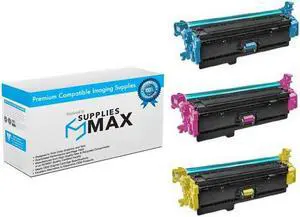 SuppliesMAX Compatible Replacement for HP Color Laser Jet Enterprise M552/M553/M577/E55040/E57540 High Yield Toner Cartridge Combo Pack (C/M/Y) (NO. 508X) (CF360XM) SuppliesMAX Compatible Replacement for HP Color Laser Jet Enterprise M552/M553/M577/E55040/E57540 High Yield Toner Cartridge Combo Pack (C/M/Y) (NO. 508X) (CF360XM)