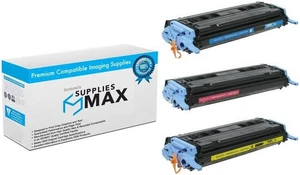 SuppliesMAX Compatible Replacement for HP Color LaserJet 1600/2600/2605/CM1015/CM1017 Toner Cartridge Combo Pack (C/M/Y-2000 Page Yield) (NO. 124A) (CE257A) SuppliesMAX Compatible Replacement for HP Color LaserJet 1600/2600/2605/CM1015/CM1017 Toner Cartridge Combo Pack (C/M/Y-2000 Page Yield) (NO. 124A) (CE257A)