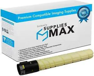 SuppliesMAX Compatible Replacement for Konica Minolta bizhub C360 Yellow Toner Cartridge (26000 Page Yield) (TN-319Y) (A11G230) SuppliesMAX Compatible Replacement for Konica Minolta bizhub C360 Yellow Toner Cartridge (26000 Page Yield) (TN-319Y) (A11G230)
