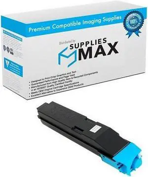SuppliesMAX Compatible Replacement for Kyocera Mita TASKalfa 3050ci/TASKalfa 3051ci/TASKalfa 3550ci/TASKalfa 3551ci Cyan Toner Cartridge (15000 Page Yield) (TK-8307C) (1T02LKCUS0) SuppliesMAX Compatible Replacement for Kyocera Mita TASKalfa 3050ci/TASKalfa 3051ci/TASKalfa 3550ci/TASKalfa 3551ci Cyan Toner Cartridge (15000 Page Yield) (TK-8307C) (1T02LKCUS0)