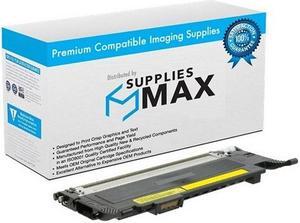 SuppliesMAX Compatible Replacement for Samsung CLP-360/365/CLX-3300/3305/XPress C410/C460 Yellow Toner Cartridge (1000 Page Yield) (CLT-Y406S)