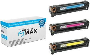 SuppliesMAX Compatible Replacement for HP Color LaserJet CM1312/1312NFI/CP-1215/1217/1515N/1518NI Toner Cartridge Combo Pack (C/M/Y-1400 Page Yield) (NO. 125A) (CE259A) SuppliesMAX Compatible Replacement for HP Color LaserJet CM1312/1312NFI/CP-1215/1217/1515N/1518NI Toner Cartridge Combo Pack (C/M/Y-1400 Page Yield) (NO. 125A) (CE259A)