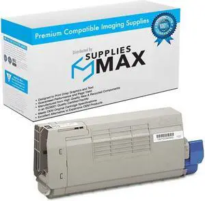 SuppliesMAX Compatible Replacement for Okidata C810CDTN/C810DN/C810N/C830CDTN/C830DN/C830DTN/C830N Black Toner Cartridge (8000 Page Yield) (TYPE C14) (44059112) SuppliesMAX Compatible Replacement for Okidata C810CDTN/C810DN/C810N/C830CDTN/C830DN/C830DTN/C830N Black Toner Cartridge (8000 Page Yield) (TYPE C14) (44059112)