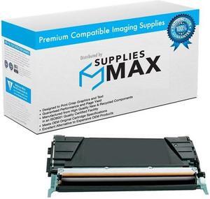SuppliesMAX Compatible Replacement for Lexmark C746DN/C746DTN/C746N/C748DE/C748DTE/C748E GSA Black High Yield Toner Cartridge (12000 Page Yield) (C748H4KG)