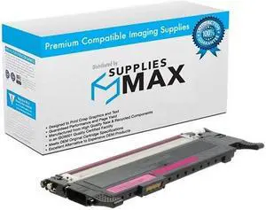 SuppliesMAX Compatible Replacement for Samsung CLP-360/CLP-365W/CLX-3300/CLX-3305/XPress C410/XPress C460/XPress C467 Magenta Toner Cartridge (1000 Page Yield) (CLT-M406S) SuppliesMAX Compatible Replacement for Samsung CLP-360/CLP-365W/CLX-3300/CLX-3305/XPress C410/XPress C460/XPress C467 Magenta Toner Cartridge (1000 Page Yield) (CLT-M406S)