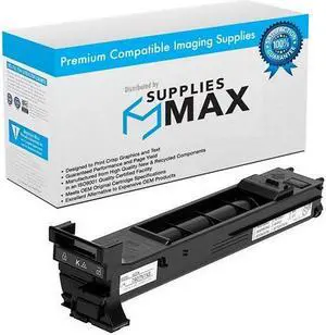 SuppliesMAX Compatible Replacement for Konica Minolta Magicolor 4650DN/Magicolor 4650EN/Magicolor 4690MF/Magicolor 4695MF Black Toner Cartridge (8000 Page Yield) (A0DK132) SuppliesMAX Compatible Replacement for Konica Minolta Magicolor 4650DN/Magicolor 4650EN/Magicolor 4690MF/Magicolor 4695MF Black Toner Cartridge (8000 Page Yield) (A0DK132)