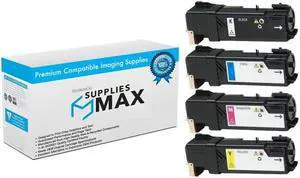 SuppliesMAX Remanufactured Replacement for Phaser 6125/Phaser 6125N Series Toner Cartridge Combo Pack (BK/C/M/Y) (106R0133MP) SuppliesMAX Remanufactured Replacement for Phaser 6125/Phaser 6125N Series Toner Cartridge Combo Pack (BK/C/M/Y) (106R0133MP)