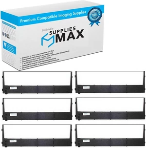 SuppliesMAX Compatible Replacement for Printek Formspro 4000/4000se/4003/4003se/4300/4300ITX/4500/4500ITX/4503/4503ITX/4600/4603 Black Printer Ribbons (6/PK) (90729) SuppliesMAX Compatible Replacement for Printek Formspro 4000/4000se/4003/4003se/4300/4300ITX/4500/4500ITX/4503/4503ITX/4600/4603 Black Printer Ribbons (6/PK) (90729)