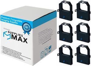 SuppliesMAX Compatible Replacement for CIGR5190 Black Printer Ribbons (6/PK) - Replacement to IBM 11A3540
