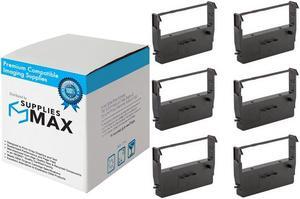 SuppliesMAX Compatible Replacement for Porelon 11768-US Purple P.O.S. Printer Ribbons (6/PK) - Replacement to ERC-37P