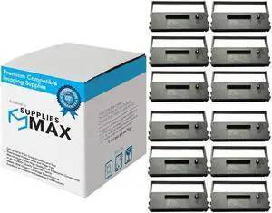 SuppliesMAX Compatible Replacement for Citizen DP-700/DP-730 Purple P.O.S. Printer Ribbons (12/PK) (CIN011220_12PK)