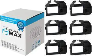 SuppliesMAX Compatible Replacement for Brother Mini 80 Black Printer Ribbons (6/PK) (MINI80B) SuppliesMAX Compatible Replacement for Brother Mini 80 Black Printer Ribbons (6/PK) (MINI80B)