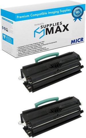 SuppliesMAX Compatible MICR Replacement for Dell 1720/1720DN High Yield Toner Cartridge (2/PK-6000 Page Yield) (GP299_2PK)