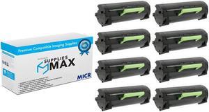 SuppliesMAX Compatible MICR Replacement for Dell B2360DN/B3460DN/B3465DN Jumbo Toner Cartridge (8/PK-20000 Page Yield) (MX11XHJ_8PK)