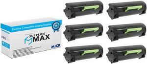SuppliesMAX Compatible MICR Replacement for Dell B2360DN/B3460DN/B3465DN Jumbo Toner Cartridge (6/PK-20000 Page Yield) (MX11XHJ_6PK)