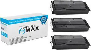 SuppliesMAX Compatible Replacement for Copystar CS-3010i/CS-3011i Black Toner Cartridge (3/PK-20000 Page Yield) (TK-7109) (TK-7107_3PK)
