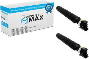 SuppliesMAX Compatible Replacement for Copystar CS-3552ci/3553ci/4052ci/4053ci Black Toner Cartridge (2/PK-25000 Page Yield) (TK-8529K) (1T02RM0US0_2PK)