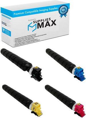 SuppliesMAX Compatible Replacement for Copystar CS-3552ci/3553ci/4052ci/4053ci Toner Cartridge Combo Pack (BK/C/M/Y) (TK-8527MP)