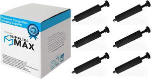 SuppliesMAX Compatible Replacement for Sharp ER-1875/ER-1970/ER-2386/ER-2590/ER-3010/ER-3600/ER-3660 Black Ink Rollers (6/PK) (70135B)