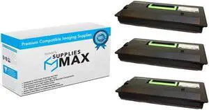 SuppliesMAX Compatible Replacement for Kyocera Mita KM-3050/KM-4050/KM-5050/TASkalfa 420i/TASkalfa 520i Toner Cartridge (3/PK-34000 Page Yield) (TK-717) (TK-719_3PK)