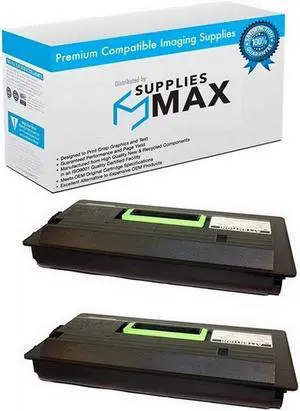 SuppliesMAX Compatible Replacement for Copystar CS-3050/CS-4050/CS-5050/CS-420i/CS-520i Toner Cartridge (2/PK-34000 Page Yield) (TK-719) (1T02GR0US0_2PK)