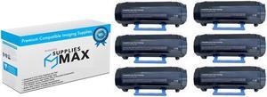 SuppliesMAX Compatible Replacement for Dell S2830DN Black Standard Yield Toner Cartridge (6/PK-3000 Page Yield) (TC2RHSY_6PK)