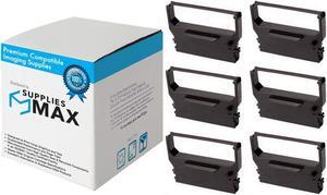 SuppliesMAX Compatible Replacement for Star-Micronics MP-300 Series/MP-317/MP-323/MP-342/MP-352/MP-382/SP-300 Series/SP-317/SP-320/SP-349 Black P.O.S. Printer Ribbons (6/PK) (67205)