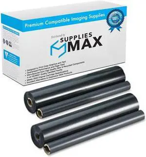 SuppliesMAX Compatible Replacement for CIGDPCKX136 Fax Imaging Film (2/PK-330 Page Yield) - Replacement to Panasonic KX-FA136