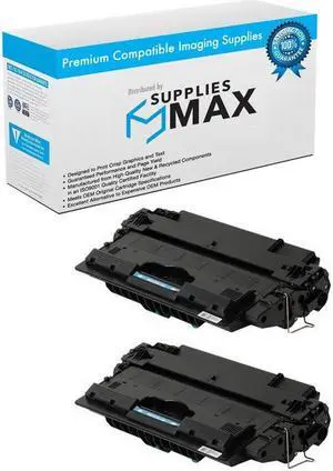 SuppliesMAX Compatible Replacement for HP Laser Jet Enterprise 700 M712DN/M712N/M712XH/M725DN/M725DNM/M725ZM/M725F/M725Z Toner Cartridge (2/PK-17500 Page Yield) (NO. 14X) (CF214XD) SuppliesMAX Compatible Replacement for HP Laser Jet Enterprise 700 M712DN/M712N/M712XH/M725DN/M725DNM/M725ZM/M725F/M725Z Toner Cartridge (2/PK-17500 Page Yield) (NO. 14X) (CF214XD)