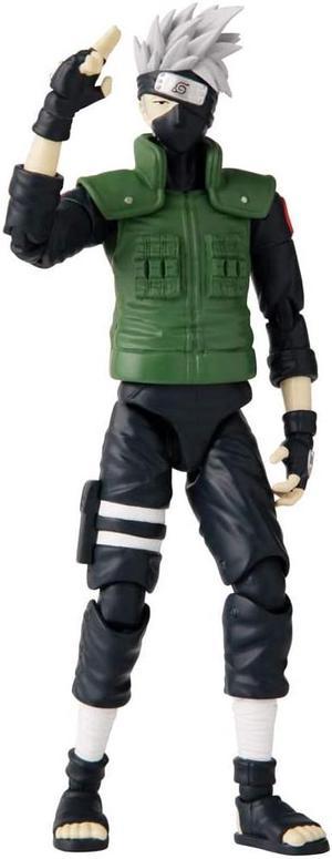 Bandai’s Anime Heroes figure line now lets you step into the anime world of Naruto. The Naruto series Kakashi Hatake figure captures the serious and stern demeanor of the infamous copy ninja.