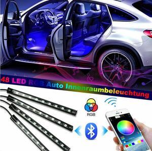 Parts Accessories RGB LED Lights Car Interior Floor Decor Atmosphere Strip Lamp
