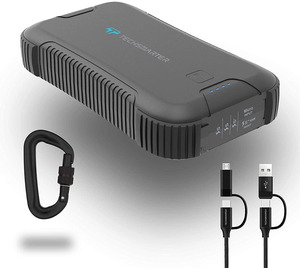 Gigastone 10000mAh 4-in-1 Wireless Power Bank With 20W Fast Charging, Built-in Lightning Cable