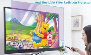 Deyowo Anti Blue Light Screen Filter and Radiation Protector for 46 Inches Widescreen LCD LED Display TV, Blocks Excessive Harmful Blue Light, Reduce Eye Fatigue and Eye Strain