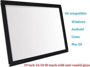 19 Inch 16:10 Multi Points IR Touch Screen Infrared Touch Panels Overlay USB Free Driver HID Compatible