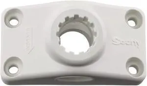 Scotty 0241-WH Scotty White Side-Deck Mounting Bracket