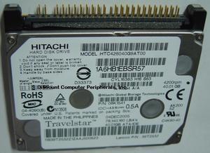 HGST Travelstar C4K60 HTC426040G9AT00 40 GB 1.8" Internal Hard Drive - IDE
