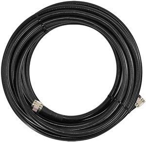 50 SC400 Ultra LowLoss Coax Cable with NMale Connectors Black
