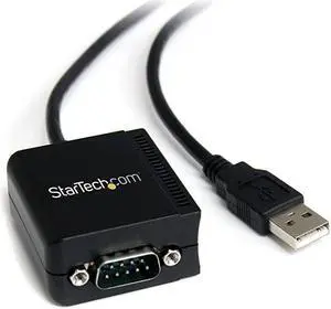 com USB to Serial Adapter 1 port USB Powered FTDI USB UART Chip DB9 9pin USB to RS232 Adapter ICUSB2321FBlack