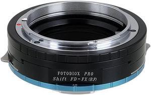 Pro Lens Mount Shift Adapter Canon FD New FD FL Mount Lenses to Fujifilm XSeries Mirrorless Camera Adapter fits XMount Camera Bodies Such as XPro1 XE1 XM1 XA1 XE2 XT1