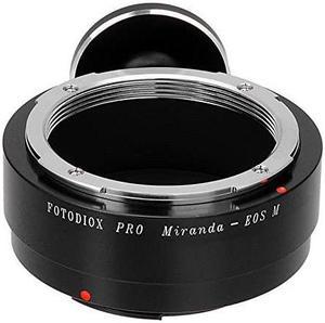 Pro Lens Mount Adapter Miranda MIR Mount Lenses to Canon EOS M EFm Mount Camera Bodies fits EOS M M2 Digital Mirrorless Camera