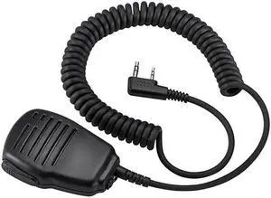 Shoulder MicTwo Way Radio Speaker Mic with 35mm Audio Jack2 Pin Radio Mic with PTT for FPCN10A FPCN30A FPEN10A Compatible with Baofung Kenwood TYT HYT Retevis Radio 1 Pack