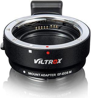 Lens Mount Adapter VILTROX EFEOS M AutoFocus Lens Converter Ring for Canon EFEFS Lens to Canon EOSM EFM Mount Mirrorless Camera EOS M1 M2 M3 M5 M6 M10 M50 M100